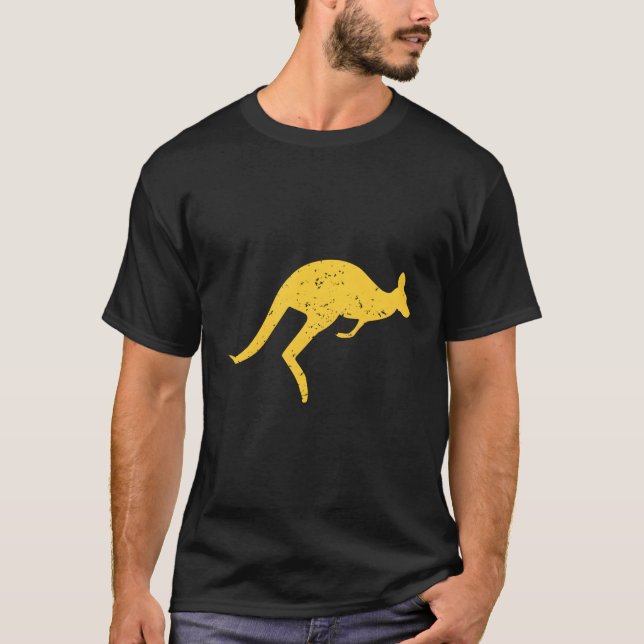 Camiseta Kangaroo Austrália Aussie Roo Kangaroo (Frente)
