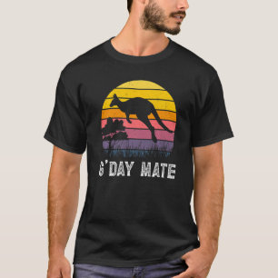 Camiseta Kangaroo Austrália G Day Mate Austrália Símbolo Wo