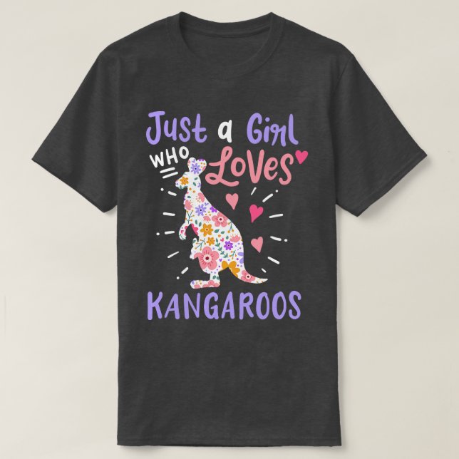 Camiseta Kangaroo Australian Kangaroo Lover (Frente do Design)