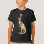 Camiseta Kangaroo Birthday Balloon<br><div class="desc">Este design é o presente perfeito para um aniversário,  Natal e outras celebrações. É adequado para mulheres,  homens e crianças.</div>