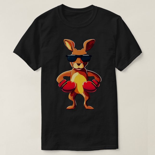 Camiseta Kangaroo Boxing (Frente do Design)