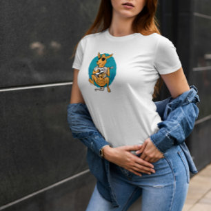 Camiseta Kangaroo Com Violão De Bebê