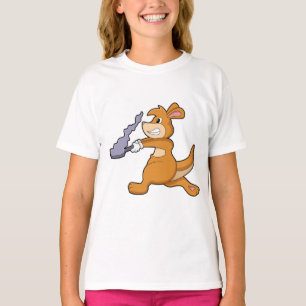 Camiseta Kangaroo como cozinheiro com Pan
