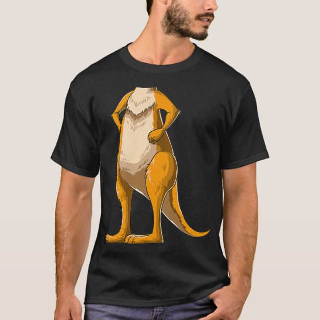 Camiseta Kangaroo Costume Kangaroo Corpo Sem Cabeça Kangaro (Frente)