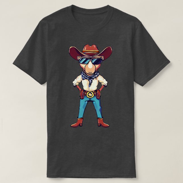 Camiseta Kangaroo Cowboy (Frente do Design)