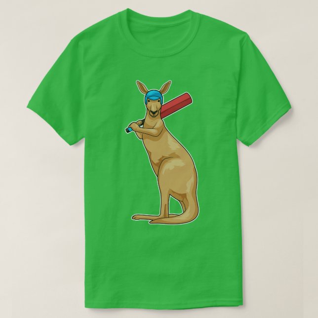 Camiseta Kangaroo Cricket (Frente do Design)
