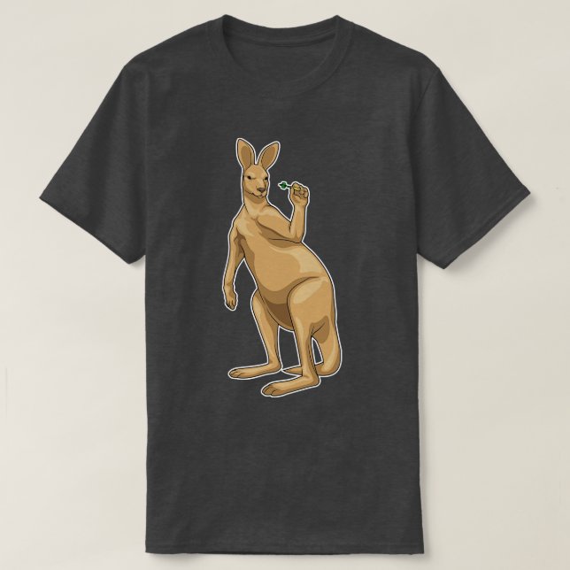 Camiseta Kangaroo Darts Dart (Frente do Design)