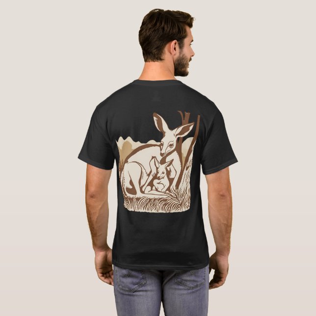 Camiseta Kangaroo Design (Parte Traseira Completa)
