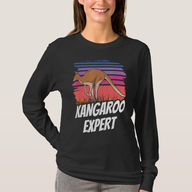 Camiseta Kangaroo Expert Austrália Kangaros Animal (Frente)