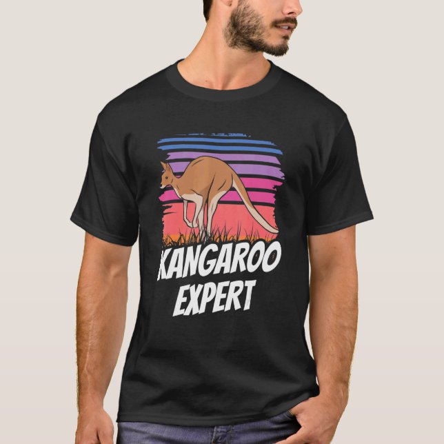 Camiseta Kangaroo Expert Austrália Kangaros Animal (Frente)