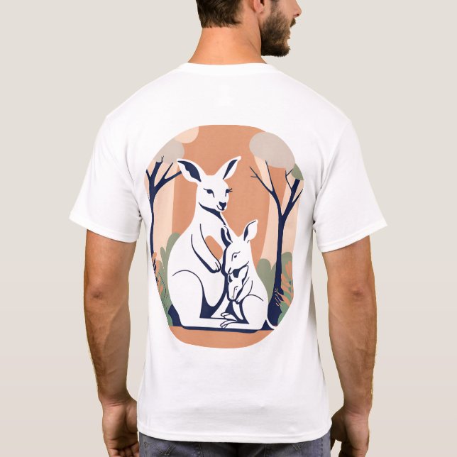 Camiseta Kangaroo FAMILY design (Verso)