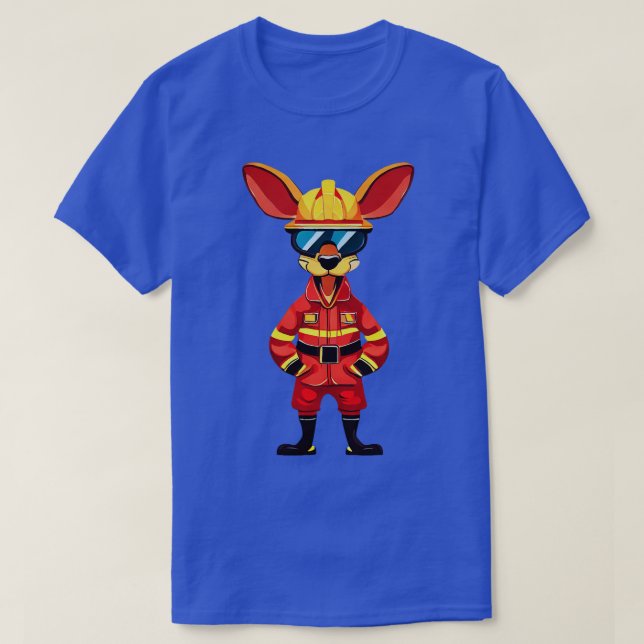 Camiseta Kangaroo Fireman (Frente do Design)