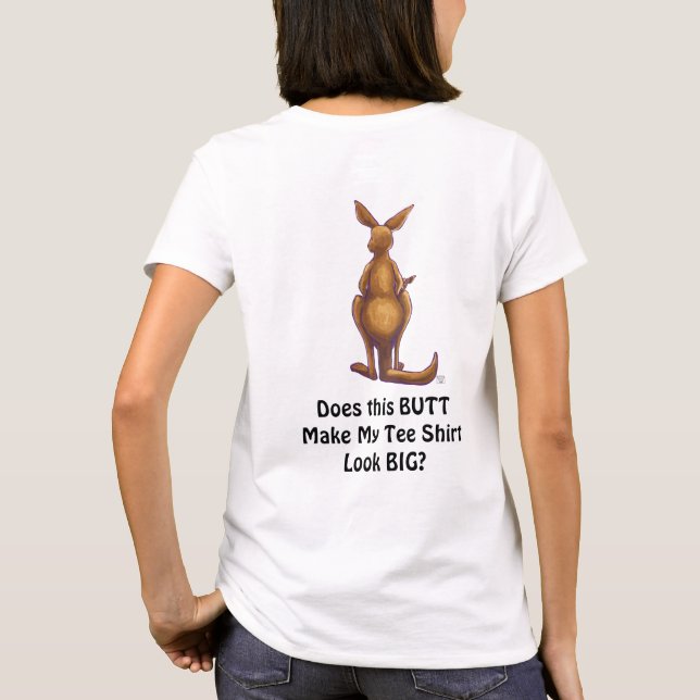 Camiseta Kangaroo Pergunta Frente e Traseiras (Verso)