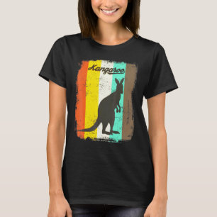 Camiseta Kangaroo Retro 70s Vintage Animal