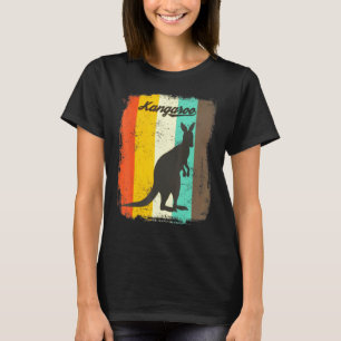 Camiseta Kangaroo Retro 70s Vintage Animal