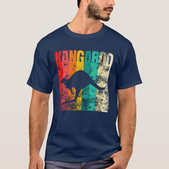 Camiseta Kangaroo Retro T-Shirt (Frente)