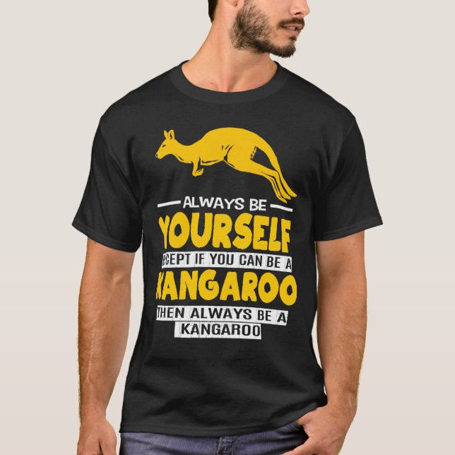 Camiseta Kangaroo Sempre Você Mesmo Pouca Joey Aussie (Frente)