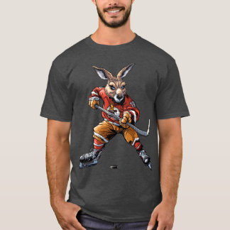 Camiseta Kangaroo T-Shirt do jogador de hóquei no gelo