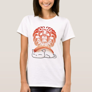 Camiseta Kani Crab Sushi Cat