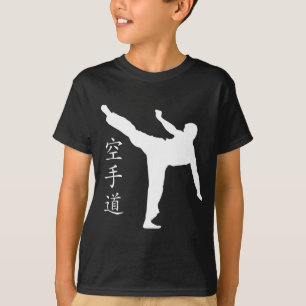 Camiseta Kanji alto do pontapé/karaté