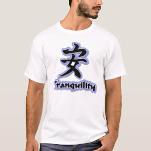 Camiseta Kanji da tranquilidade