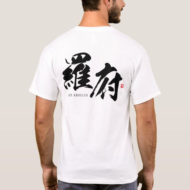 Camiseta Kanji - Los Angeles - (Verso)