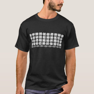 Camiseta Kanji Nomes de Peixe