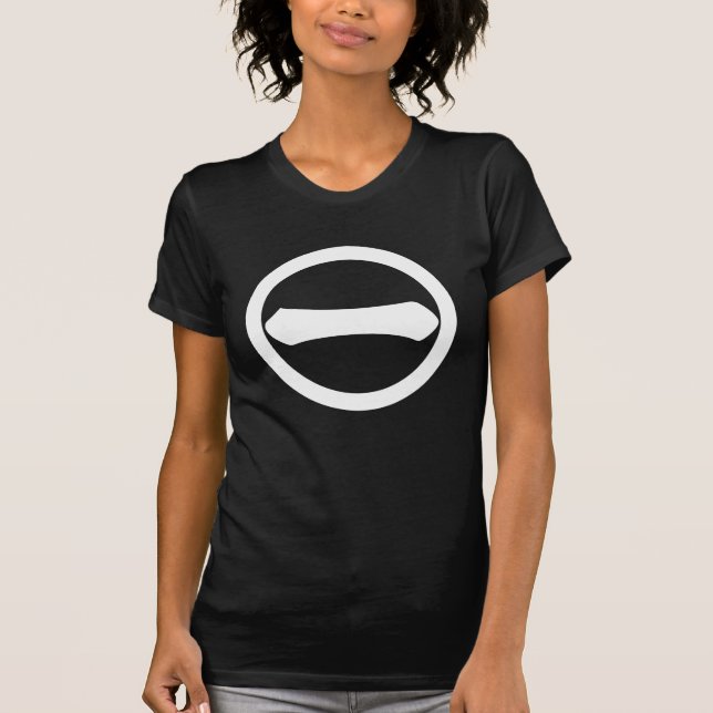 Camiseta Kanji numeral um em círculo (Frente)