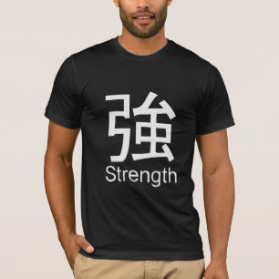 Camiseta Kanji para o t-shirt da força