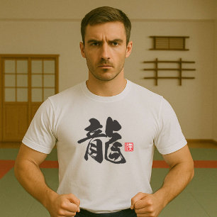 Camiseta Kanji Popular [龍] Dragão