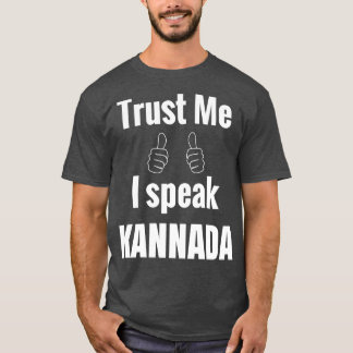 Camiseta Kannada Gift Shirt Para Homens Mulheres Crianças