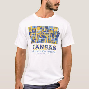 Camiseta Kansas - Ad Astra Per Aspera - T-Shirt