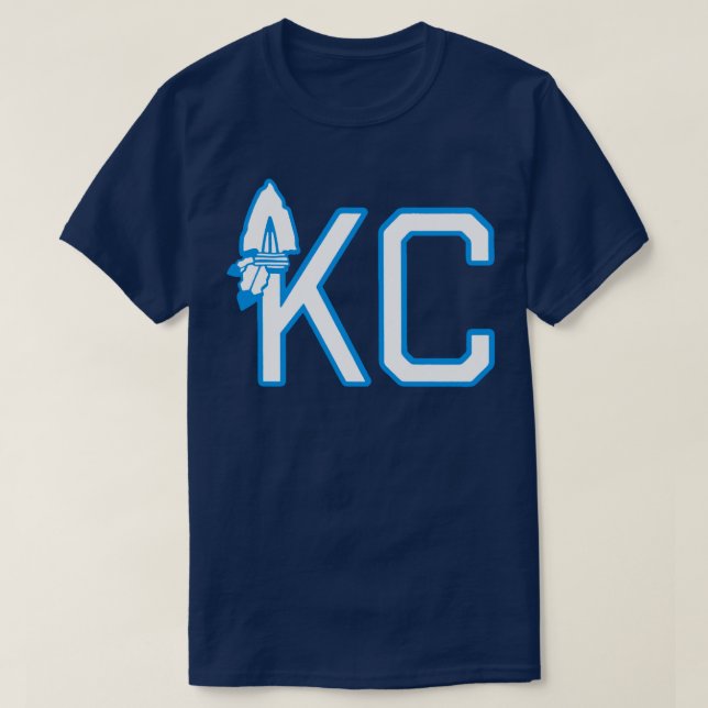 Camiseta Kansas City Arrow Head KCOM KCK 2 (Frente do Design)