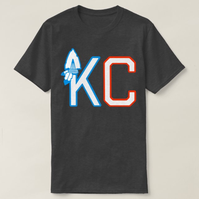Camiseta Kansas City Arrow Head KCOM KCK 20 (Frente do Design)