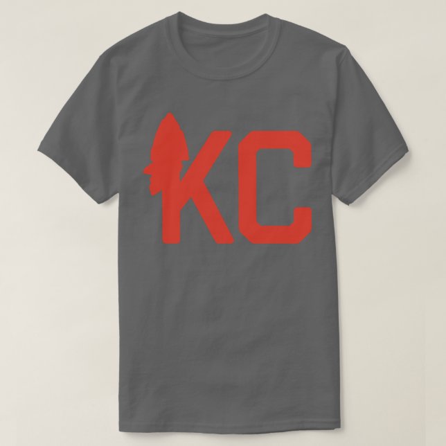 Camiseta Kansas City Arrow Head KCOM KCK 4 (Frente do Design)
