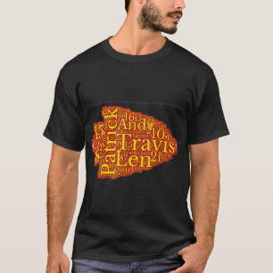Camiseta Kansas City Game Retro Chefe de Bolsa de Escritor 