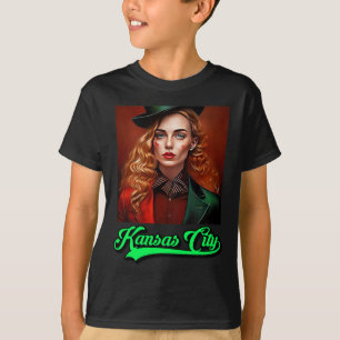 Camiseta Kansas City Irish Parade Green Beer Barbecue Tailg