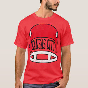 Camiseta Kansas City Retro Helmet White