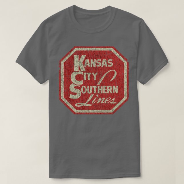 Camiseta Kansas City Southern Lines 1887 (Frente do Design)