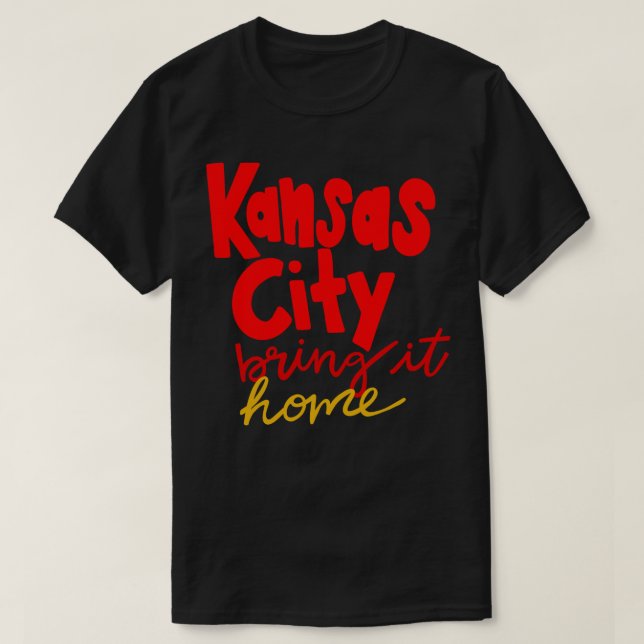 Camiseta Kansas City Traga para casa (Frente do Design)