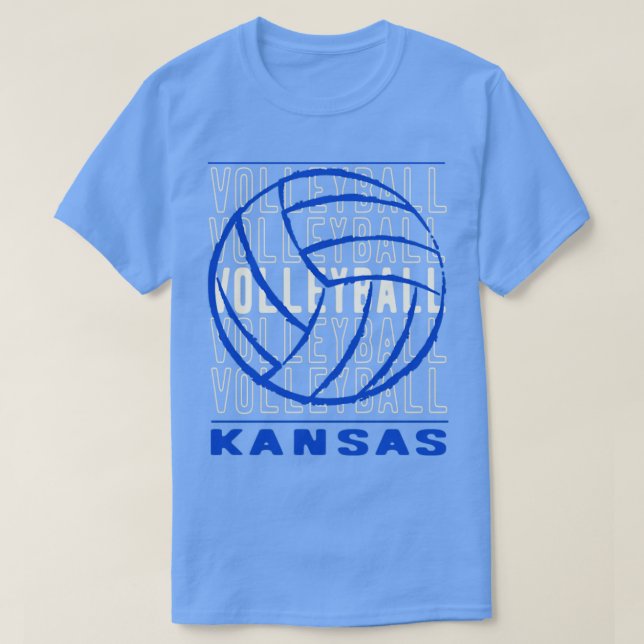 Camiseta Kansas de Voleibol (Frente do Design)