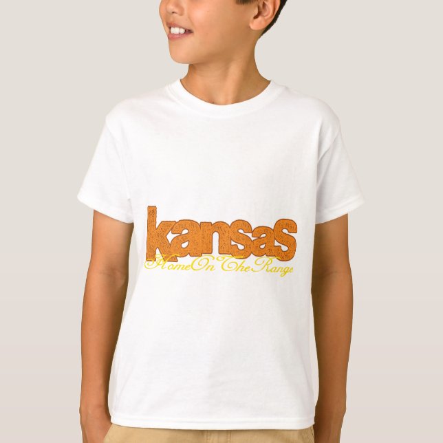 Camiseta Kansas - Home on the Range (Frente)