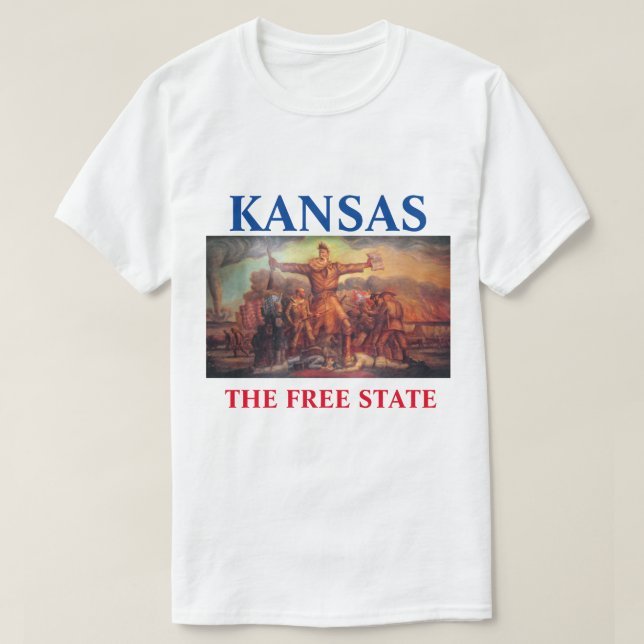 Camiseta Kansas - luz trágica do prelúdio (Frente do Design)