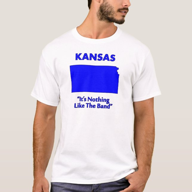 Camiseta Kansas - não é nada como a banda (Frente)