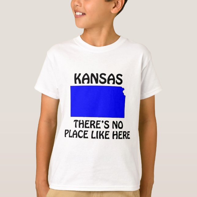 Camiseta Kansas - Não há lugar como aqui (Frente)