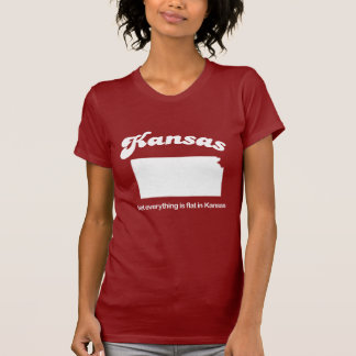 Camiseta Kansas - não tudo é t-shirt liso