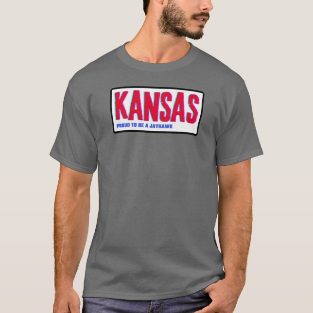 Camiseta Kansas Proud to be Jayhawk (Frente)