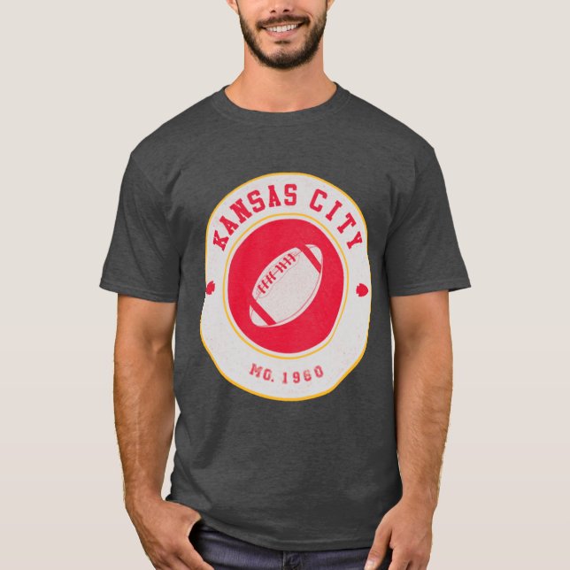 Camiseta KansasCity vintage branco (Frente)