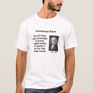 Camiseta Kant, imperativo categórico