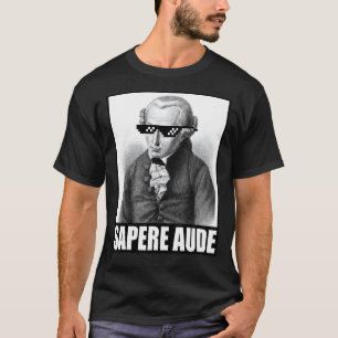 Camiseta Kant Sapere Aude Sunglass Filosofia Immanuel